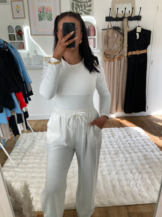 Pantalon JOANA - Blanc